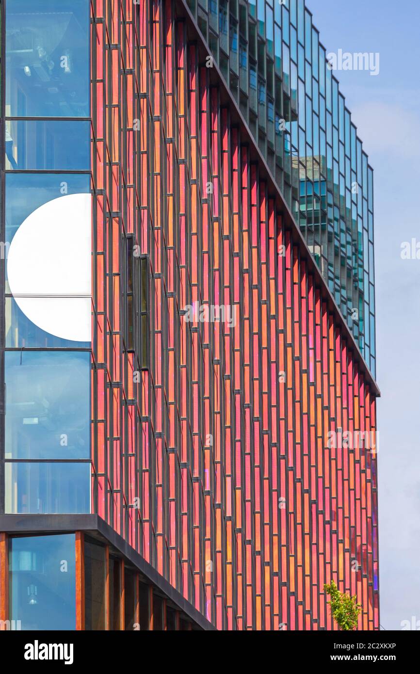 Red Rounded Buildings Red facade modern building hi-res stock photography and images - Alamy