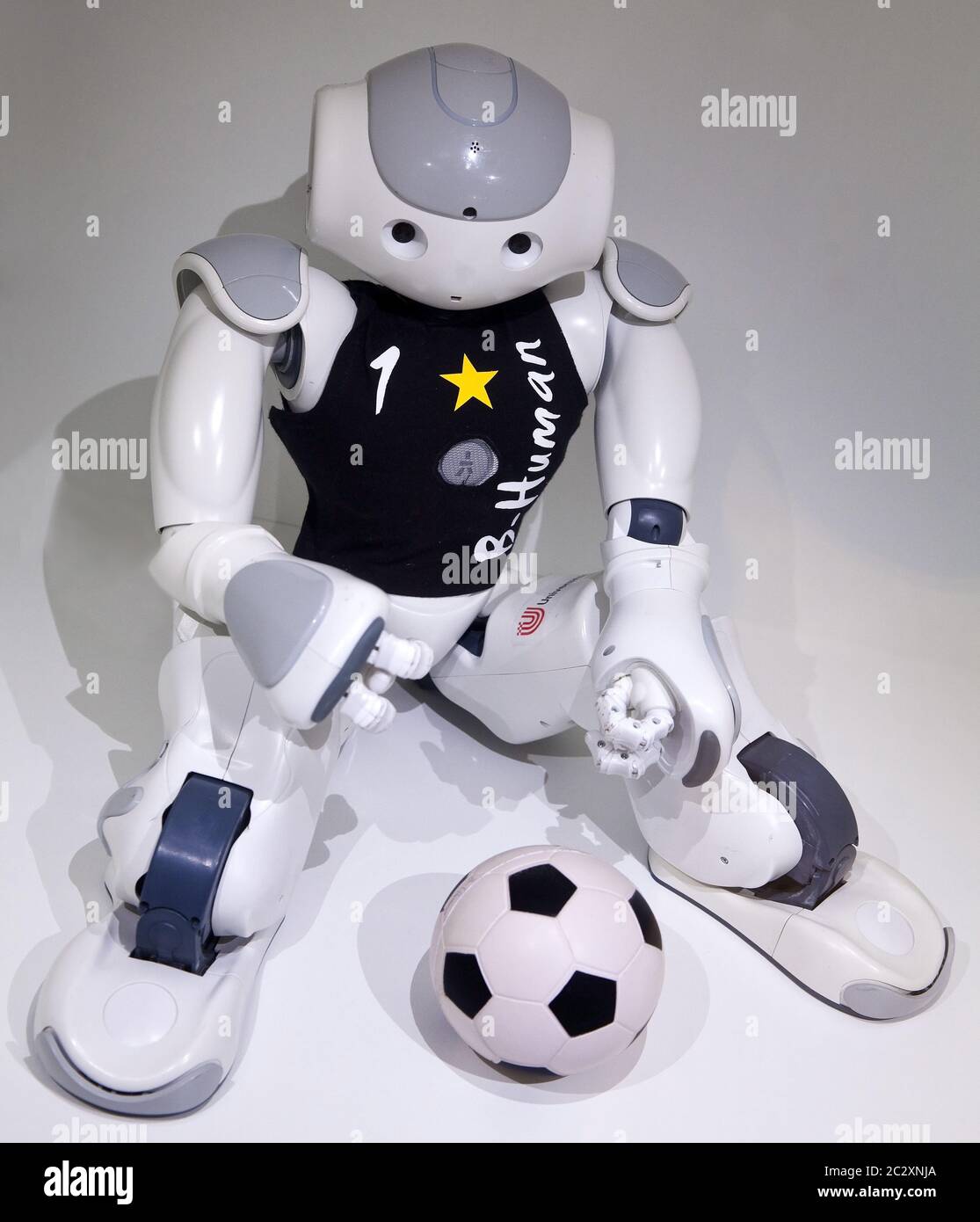 Nao, a humanoid robot that can play football, Germany Stock Photo