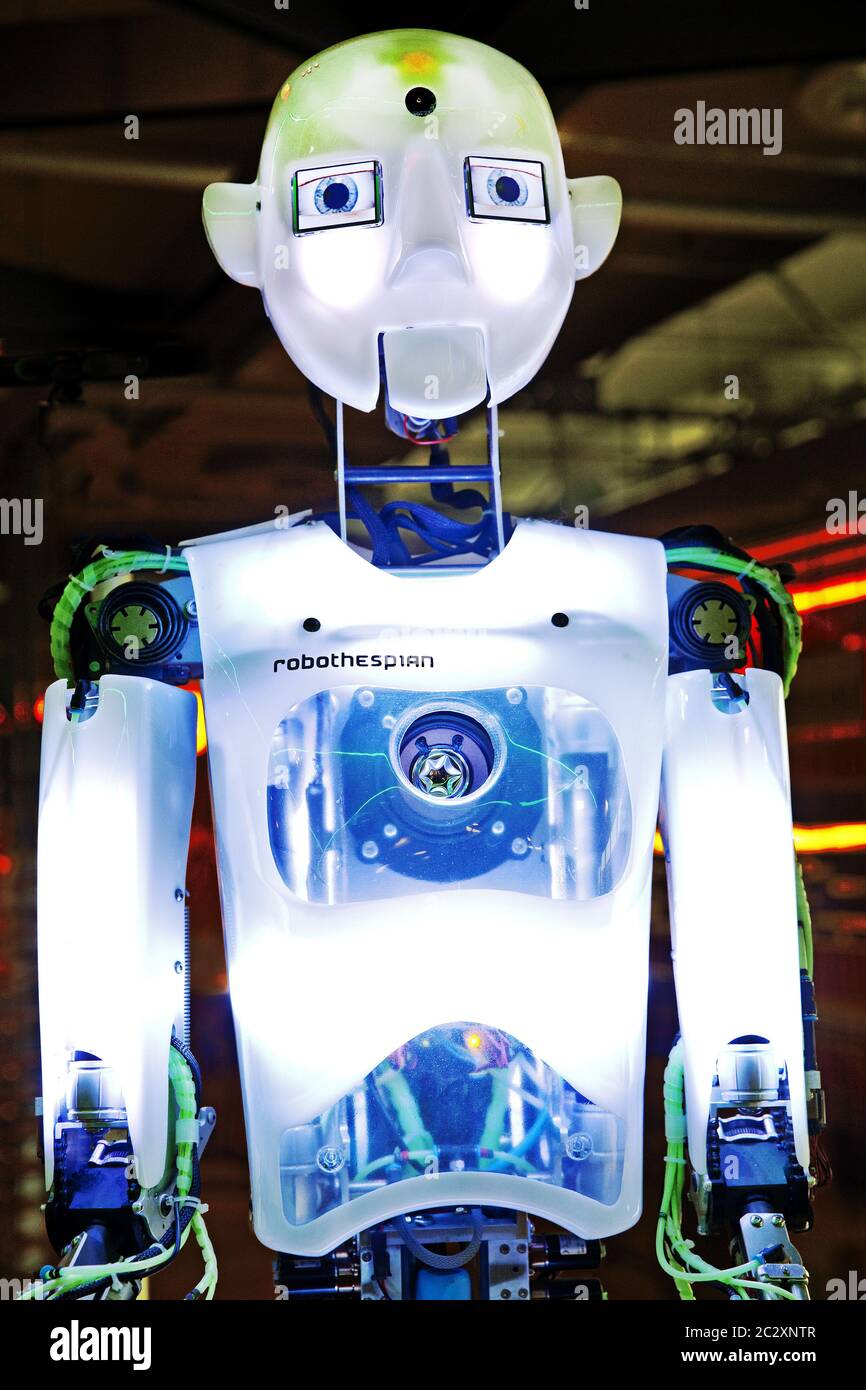 humanoid robot RoboThespian, Germany Stock Photo