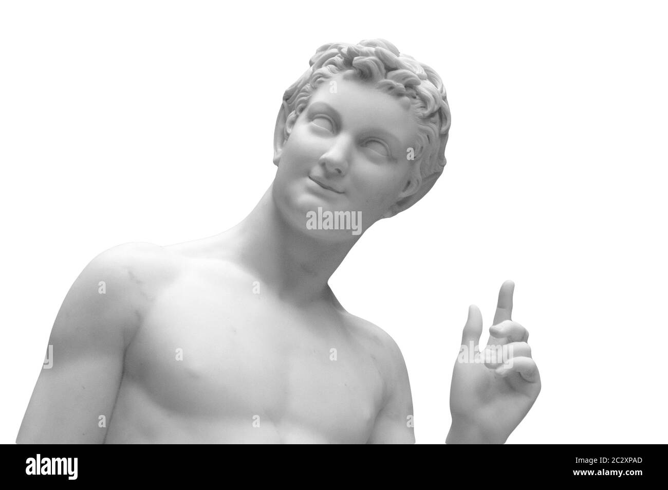 Head and shoulders detail of the ancient sculpture Stock Photo Alamy