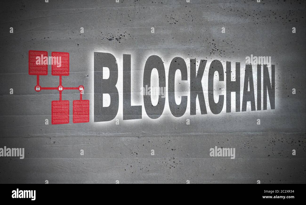 Blockchain icons hi-res stock photography and images - Alamy