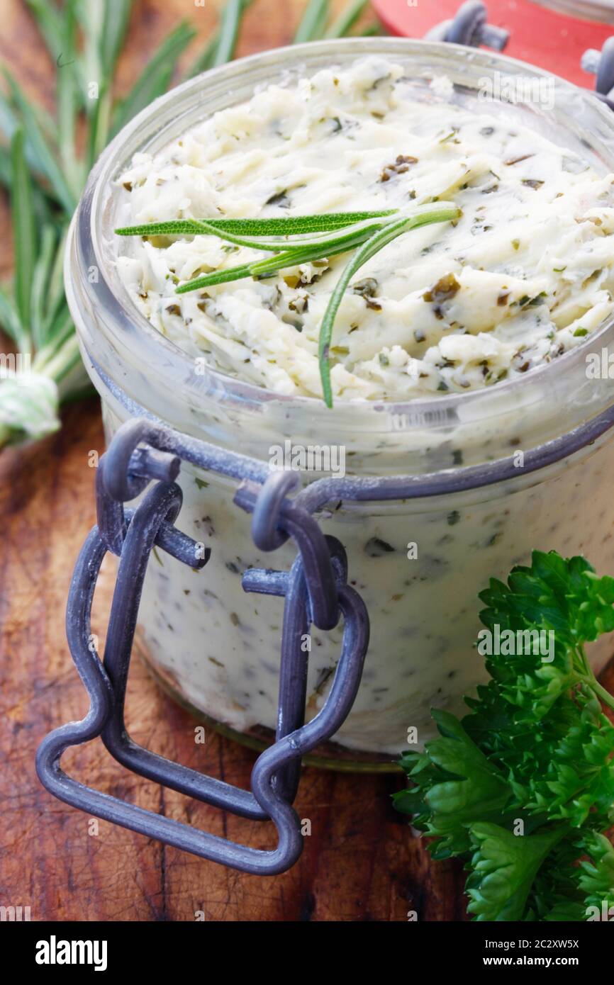 Seasoned Butter Stock Photo