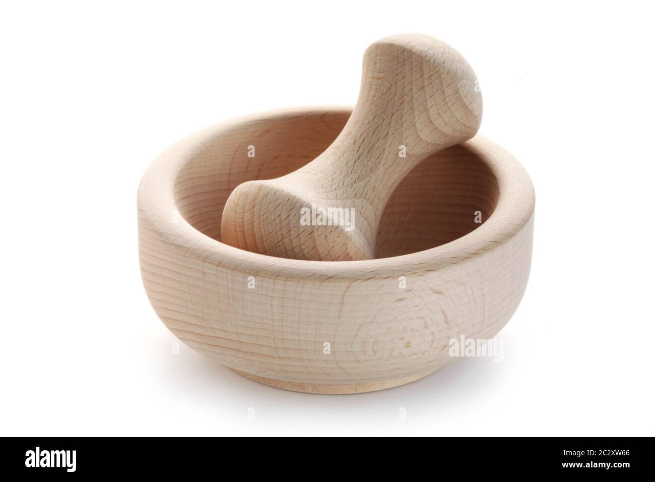 Wooden Mortar And Pestle Stock Photo Alamy