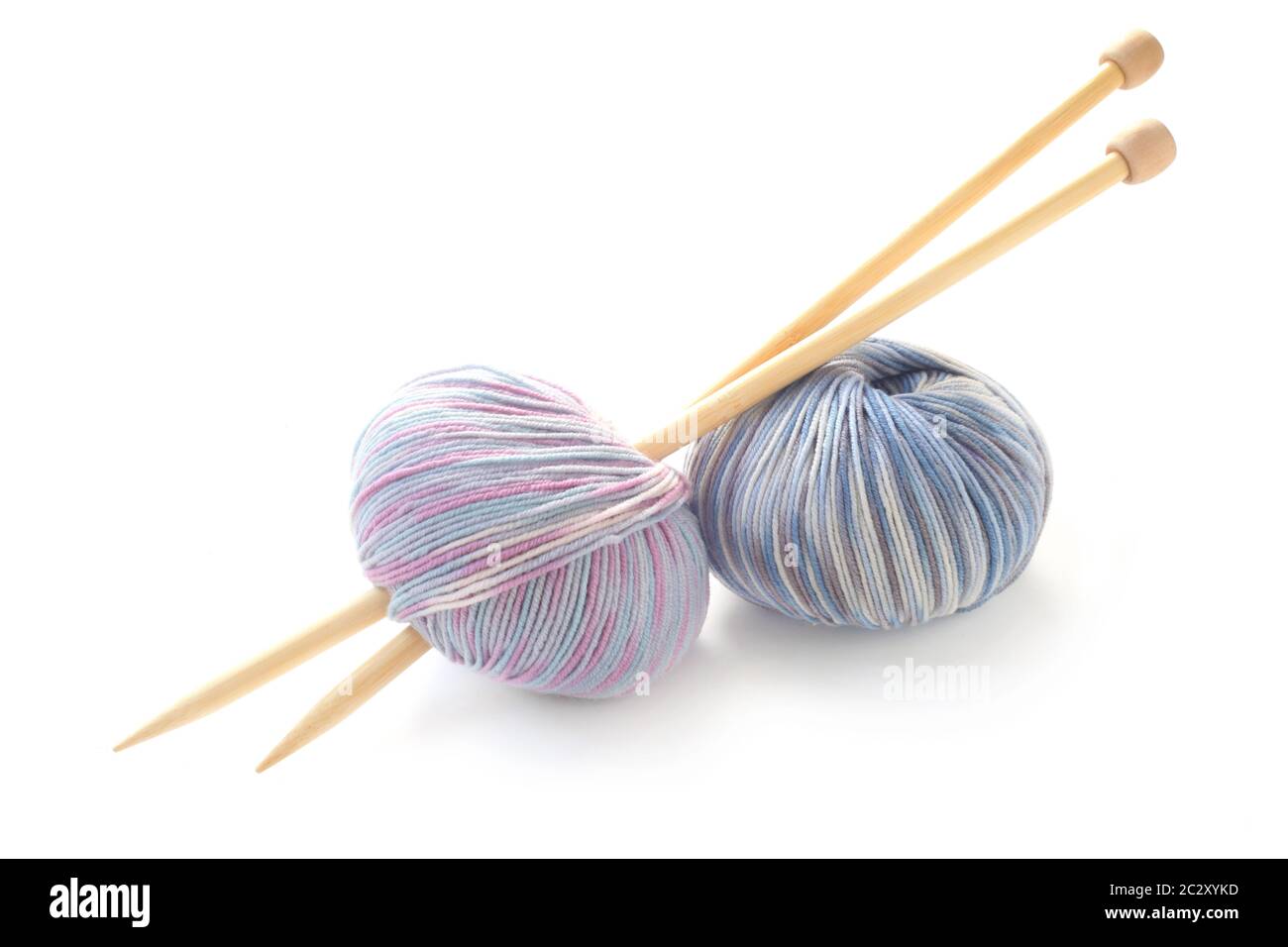 Wool And Knitting Needles Stock Photo