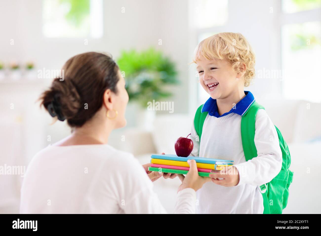 Child Going Back To School Mother And Kid Getting Ready For First School Day After Vacation Little Boy And Mom Going To Kindergarten Or Preschool S Stock Photo Alamy Child Going Back To School Mother And Kid Getting Ready For First School Day After Vacation Little Boy And Mom Going To Kindergarten Or Preschool S Stock Photo Alamy