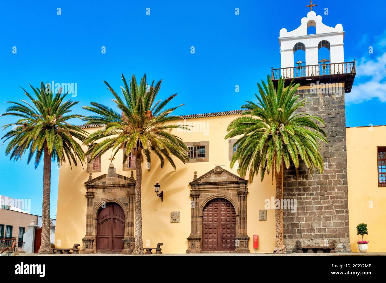 Former convent of San Francisco now municipal house , Garachico, Tenerife, Canary Islands, Spain Stock Photo