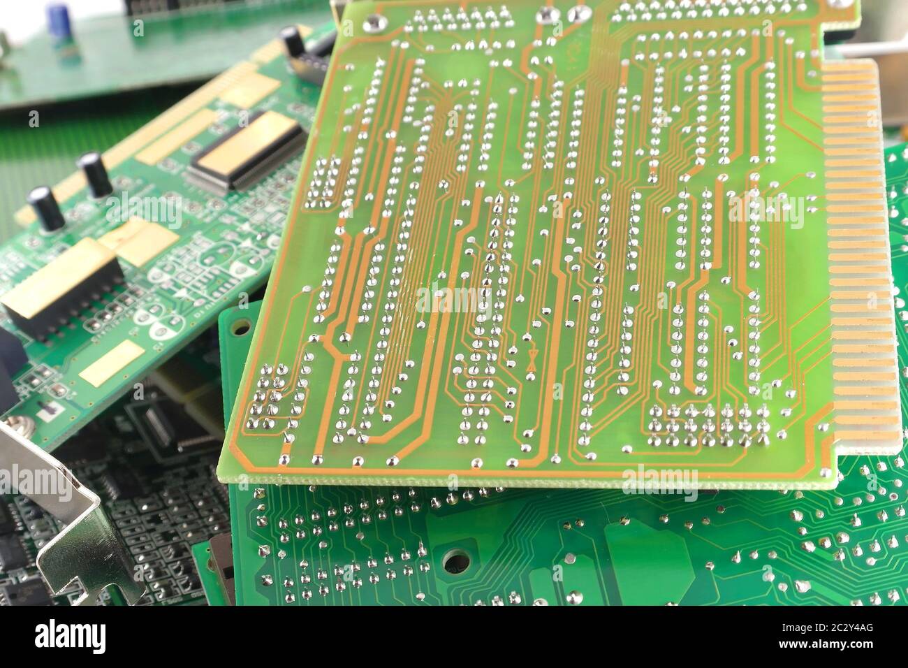 Abstract background with components for computer Stock Photo - Alamy