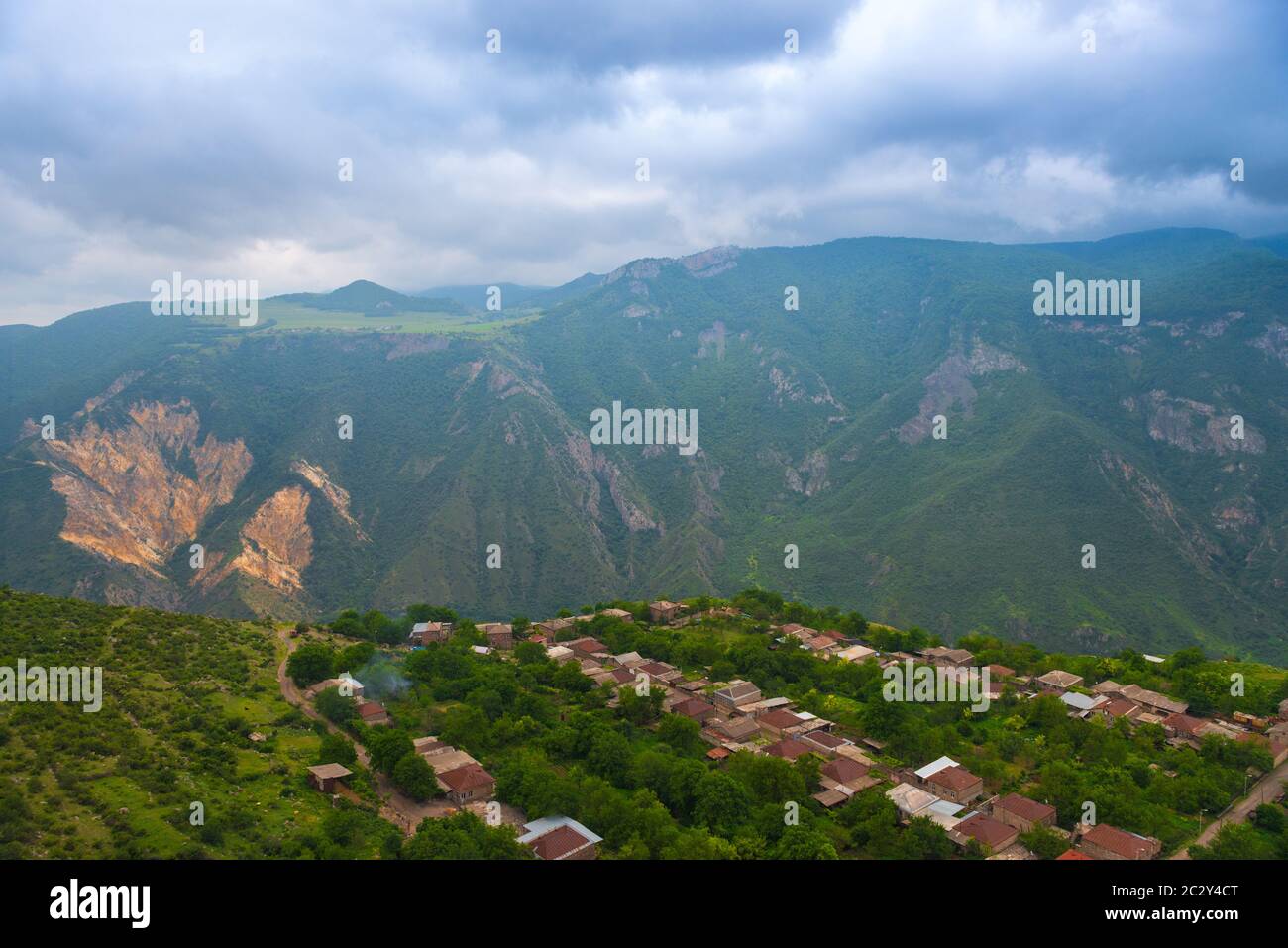 Beautiful hill top village hi-res stock photography and images - Alamy