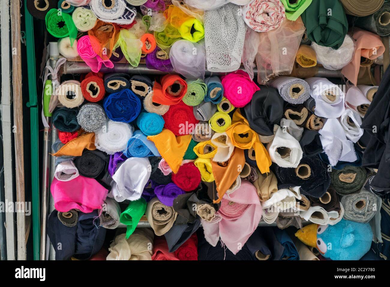 Rolls of Textile Material for Garment Industry Stock Photo Alamy