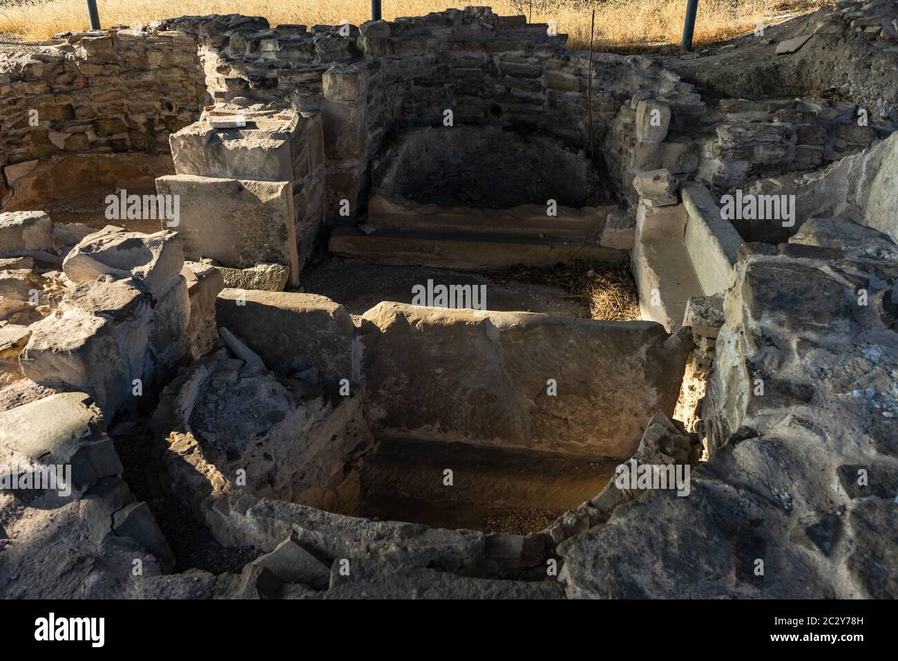 Ruins of ancient Armazi city Stock Photo