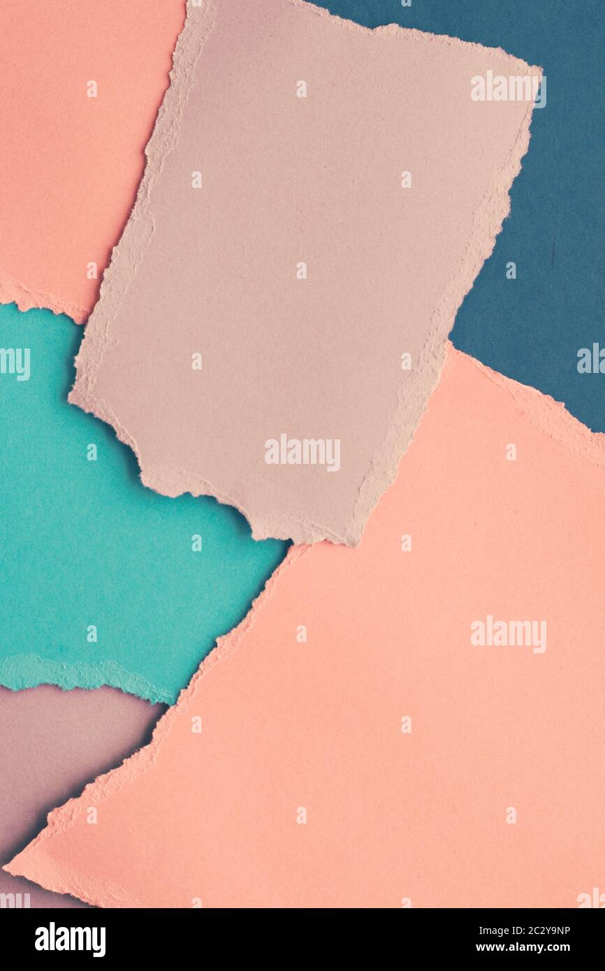 Torn paper textured background, stationery mockup Stock Photo - Alamy