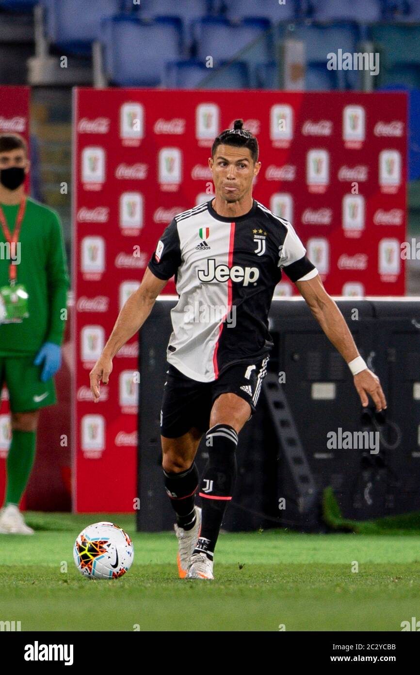 Cristiano Ronaldo Dos Santos Aveiro Juventus During The Italian Italy Cup Final Match Between Napoli 4 2 Juventus At Olinpic Stadium On June 17 2020 In Rome Italy Credit Maurizio Borsari Aflo Alamy Live News