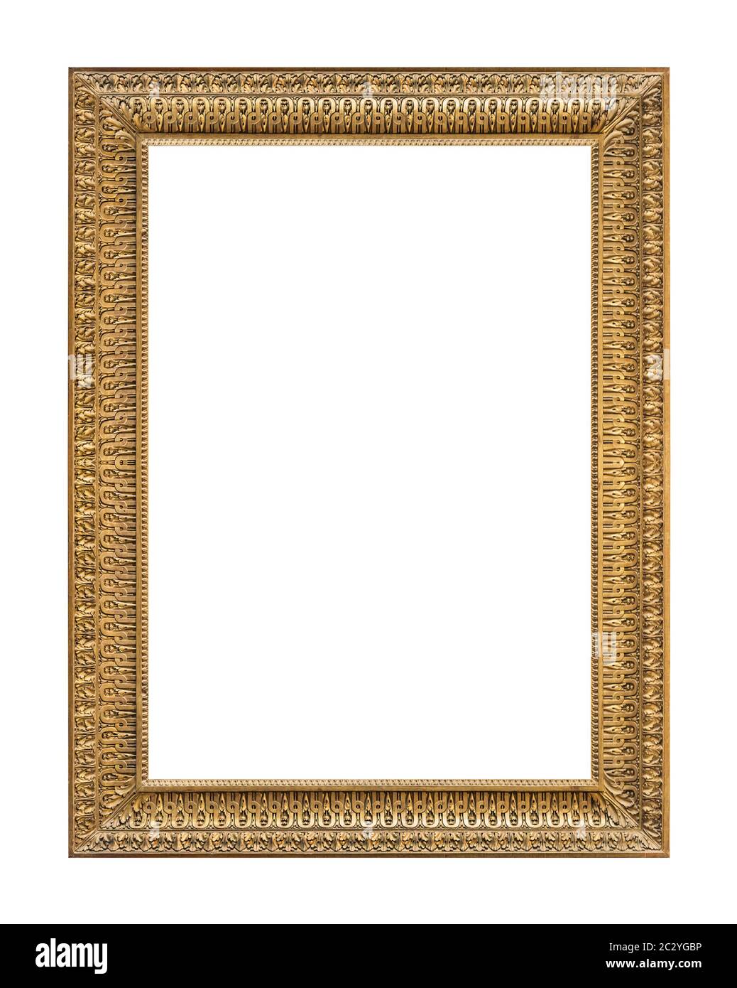 Old wooden picture frame Stock Photo