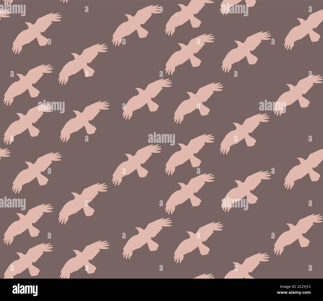 vector, seamless bird silhouette background Stock Vector Image & Art ...
