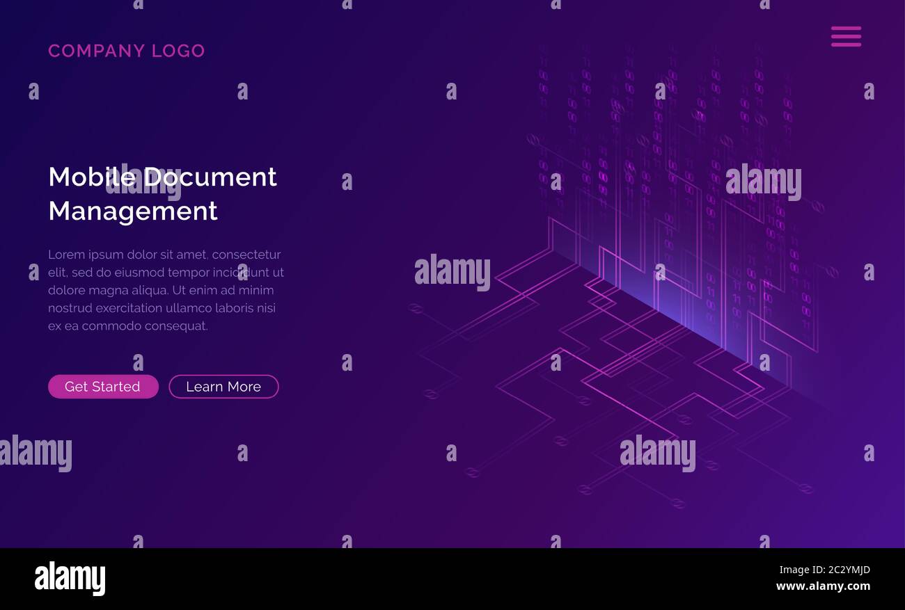 Big data waterfall or cascade, digital binary code data flow analysis ...