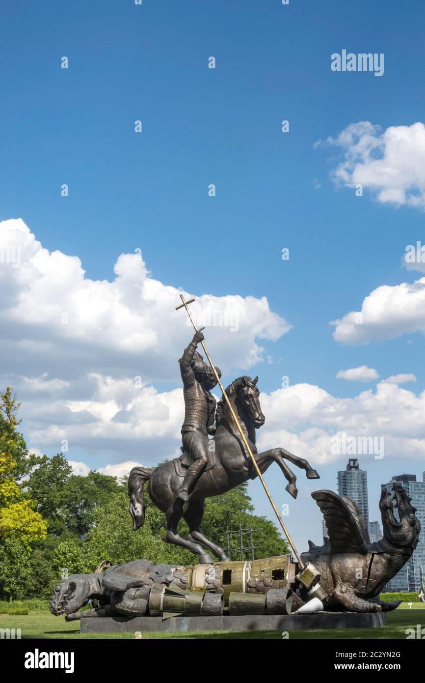 Bronze Statue St Dragon High Resolution Stock Photography and Images Alamy