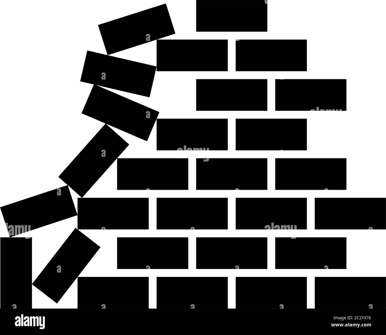 Brick Icon, Brick Vector Art Illustration Stock Vector Image & Art - Alamy