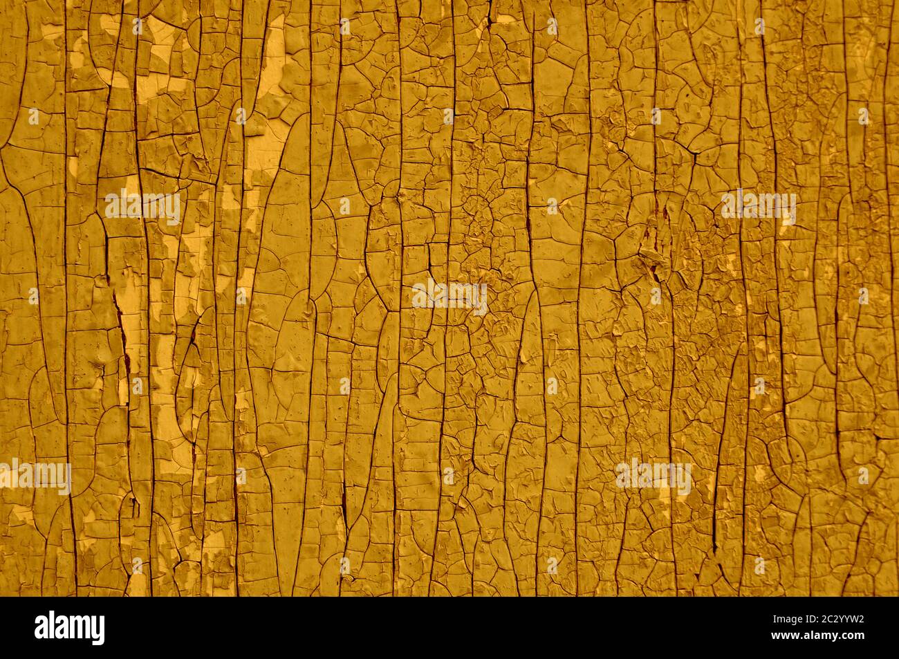 old wooden surface with cracked paint. Background Stock Photo