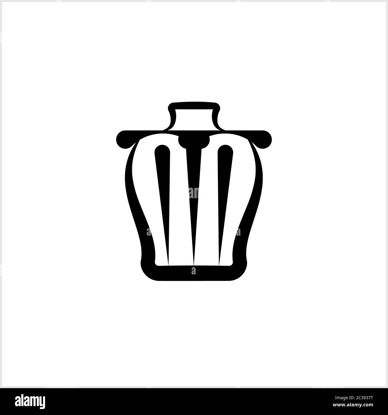 Trash Can Icon Vector Art Illustration Stock Vector Image & Art - Alamy