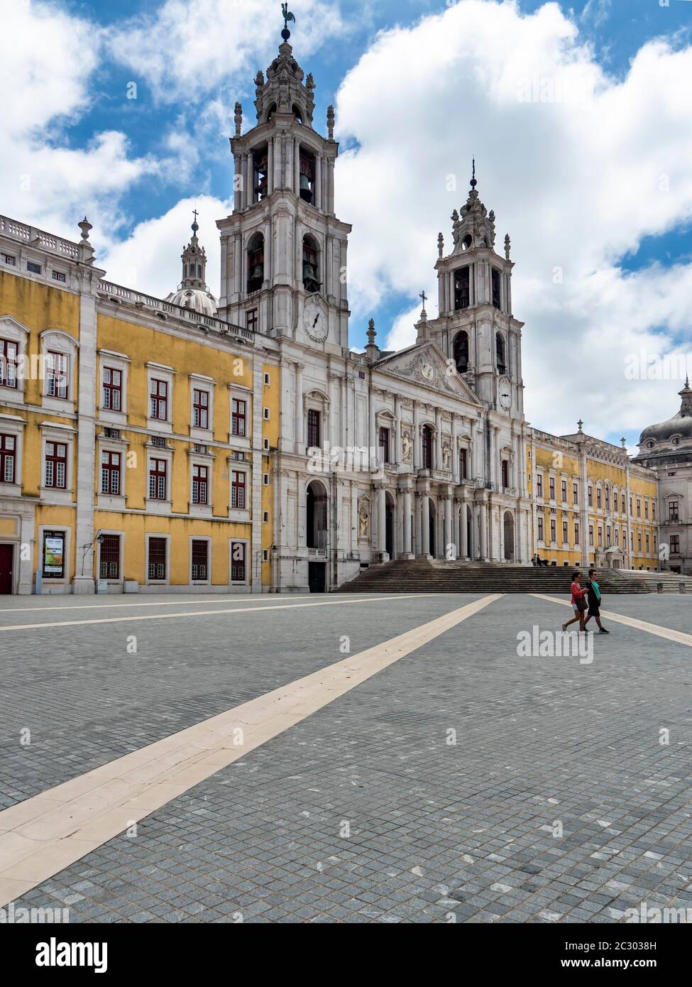 Mafra National Palace, Mafra, Portugal Stock Photo