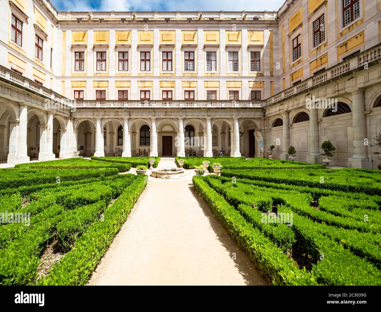 Mafra National Palace, Mafra, Portugal Stock Photo