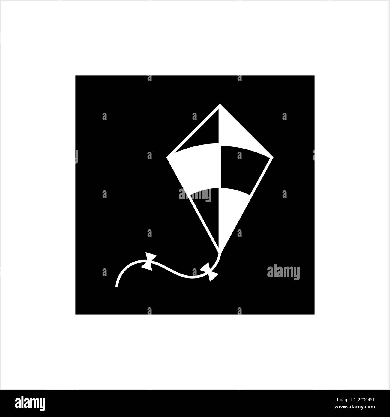 Kite Icon, Design Vector Art Illustration Stock Vector Image & Art - Alamy