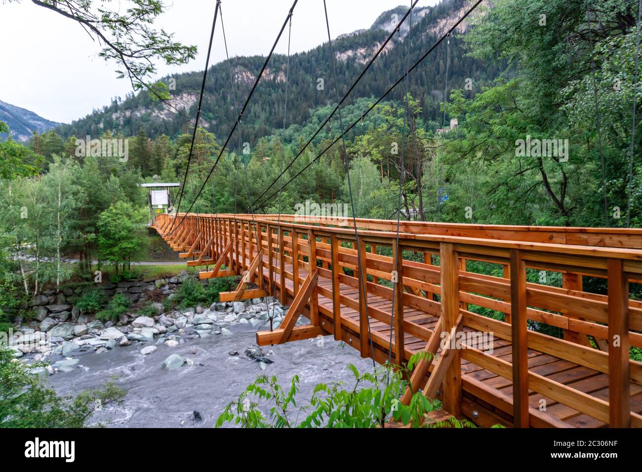 hanging bridge modern