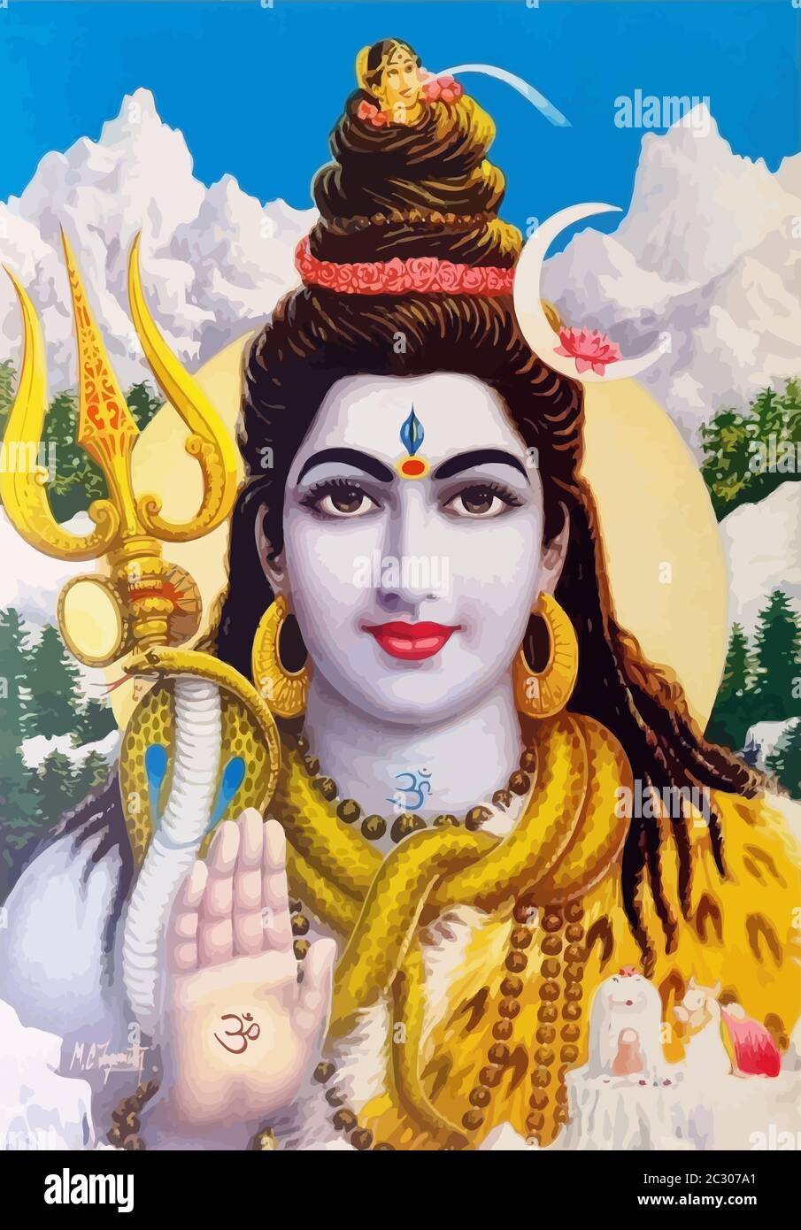 Shiva illustration hi-res stock photography and images - Page 10 - Alamy
