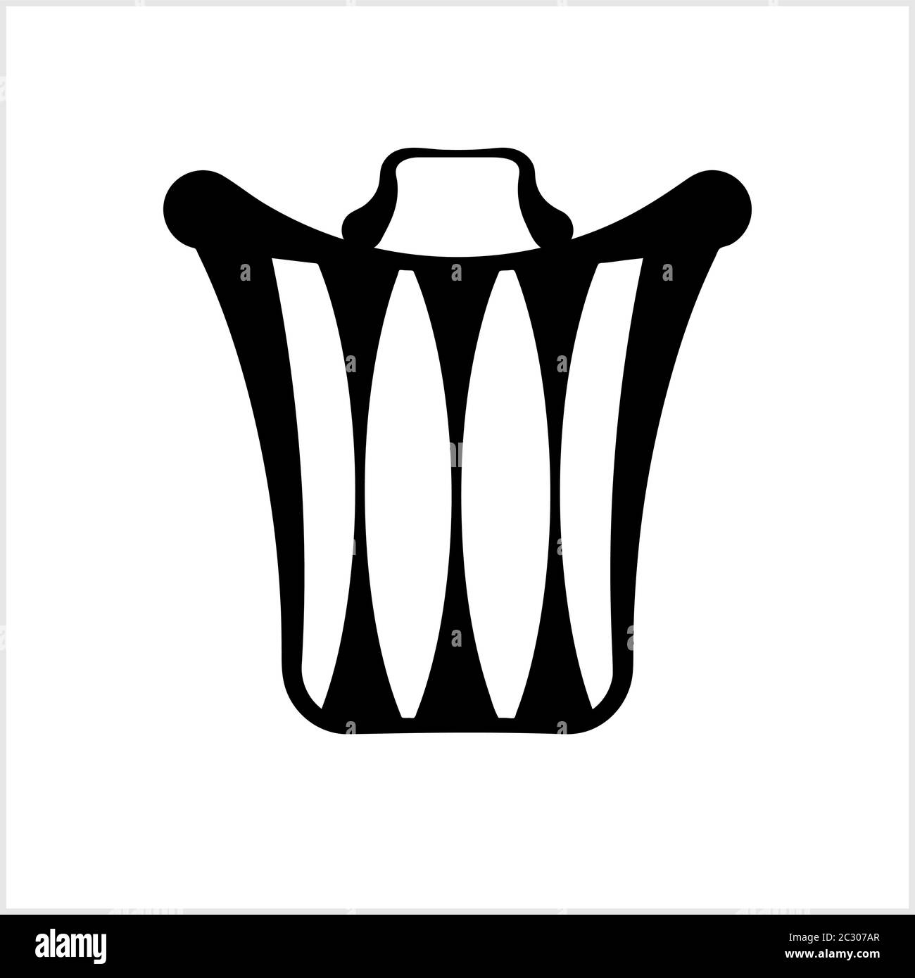 Trash Can Icon Vector Art Illustration Stock Vector Image & Art - Alamy