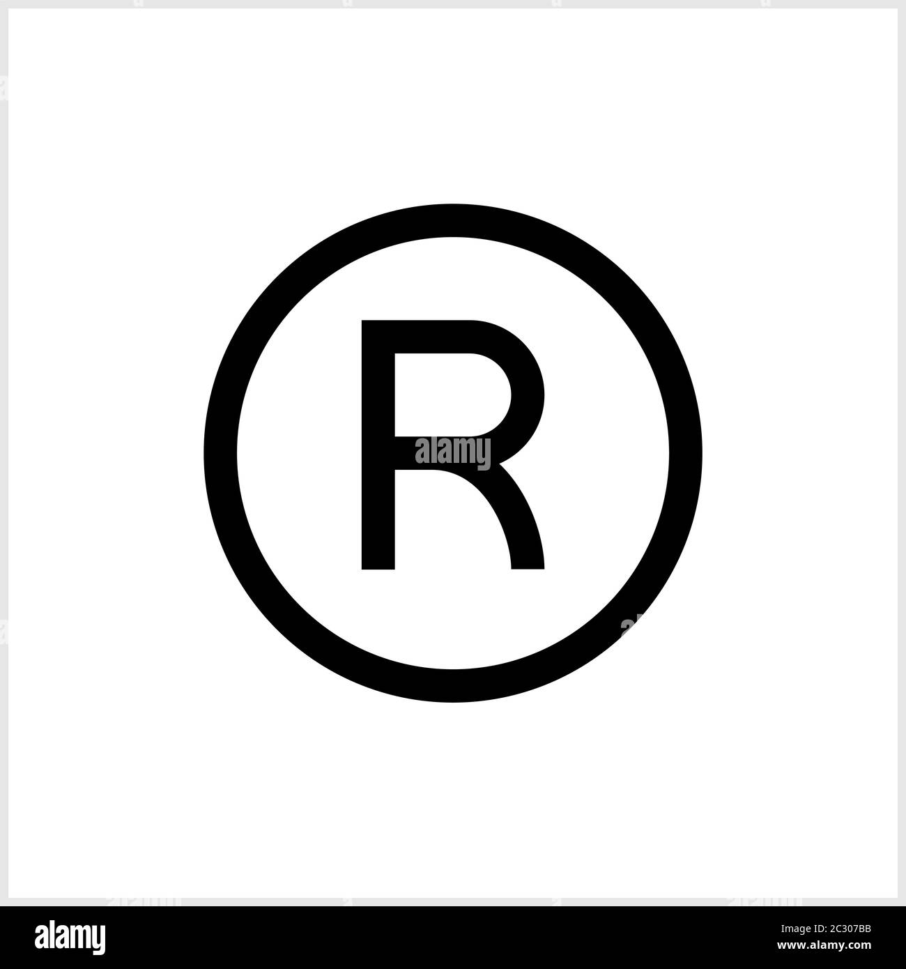 Registered Trademark Icon Vector Art Illustration Stock Vector Image & Art  - Alamy