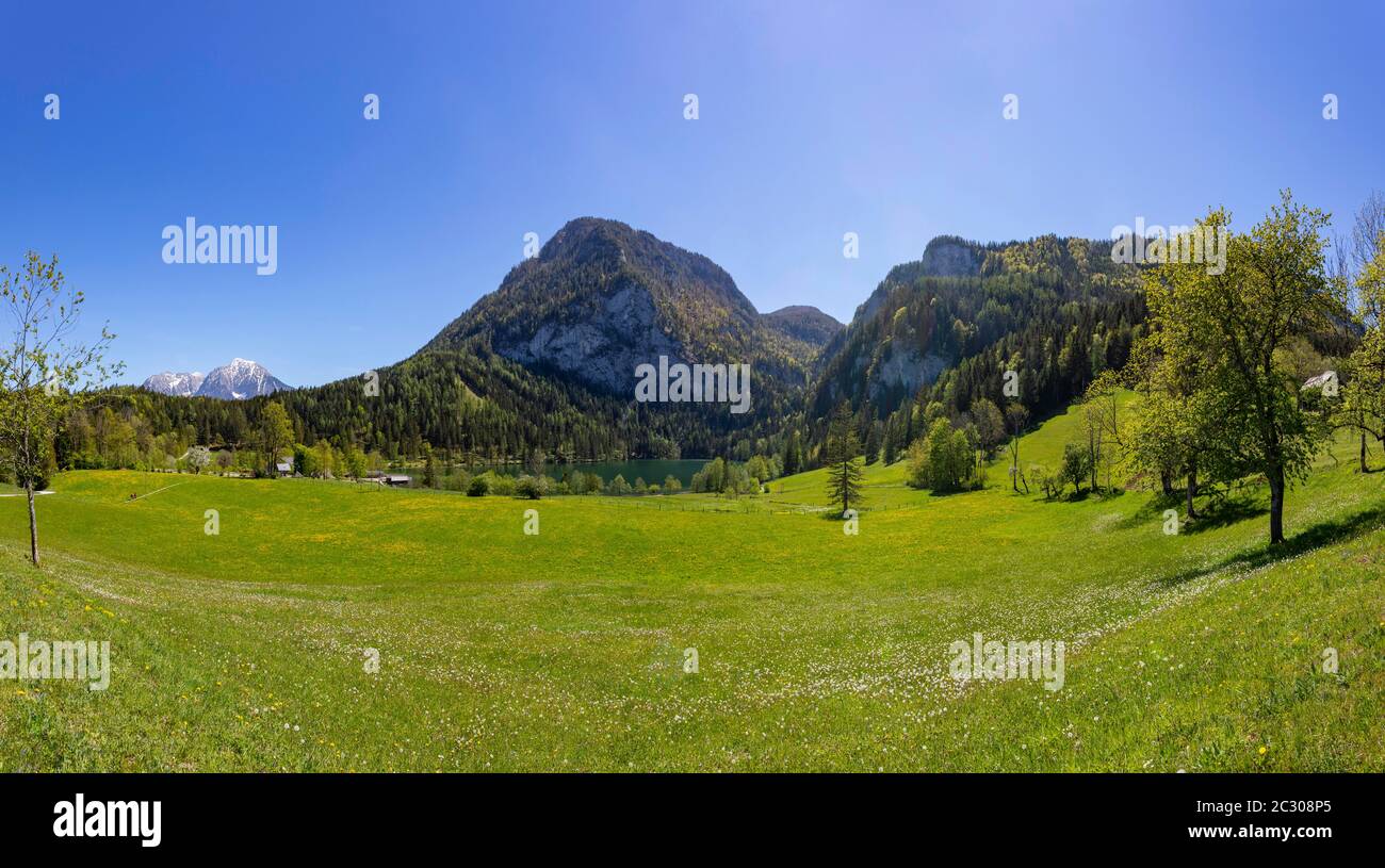 Gleinkersee, Spital am Pyhrn, Totes Gebirge, Pyhrn-tidal creek region, Pyhrn-Eisenwurzen, Traunviertel, Upper Austria, Austria Stock Photo