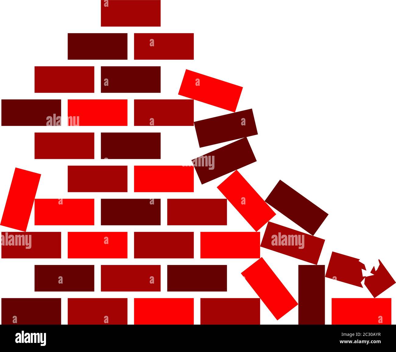 Brick Icon, Brick Vector Art Illustration Stock Vector