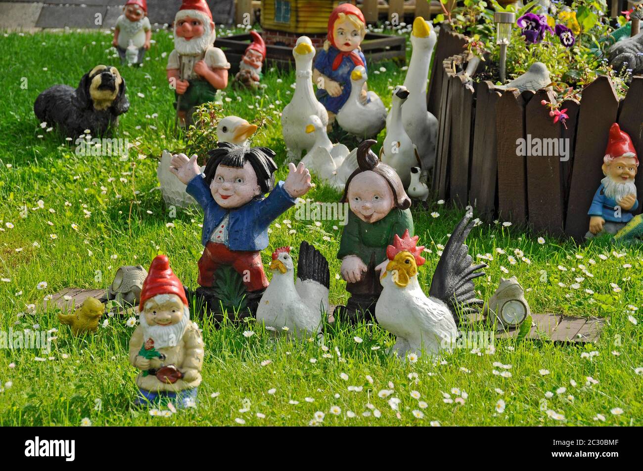 Fairy Garden Gnomes High Resolution Stock Photography And Images Alamy