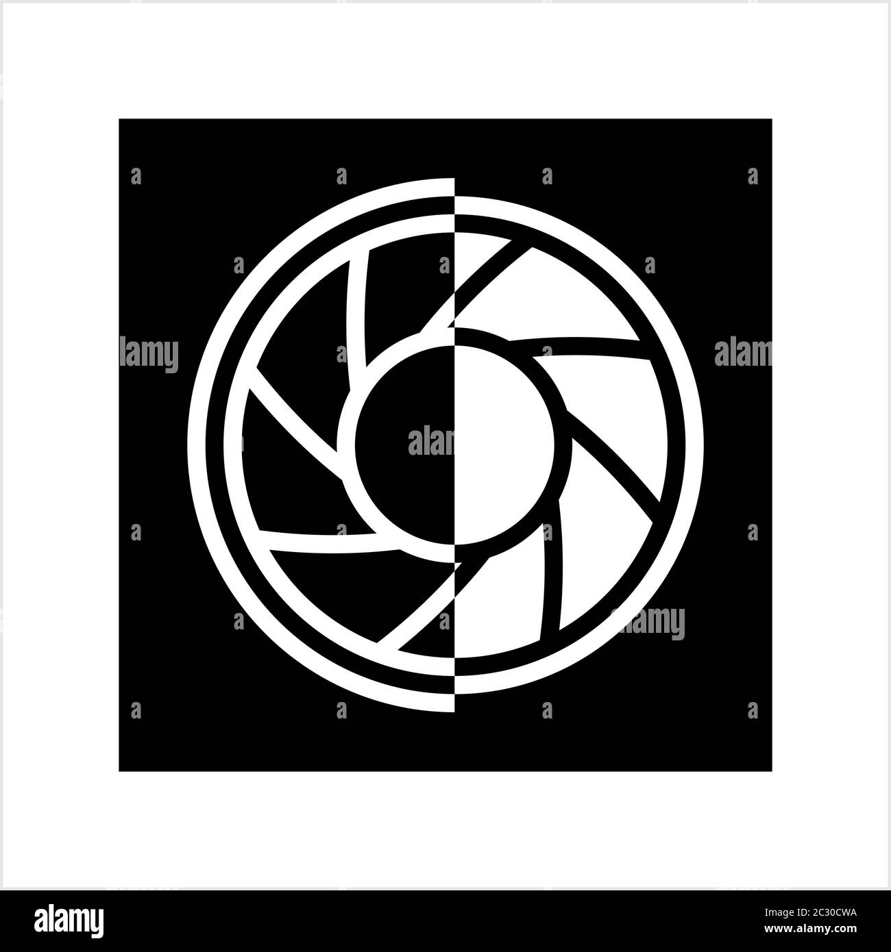 Camera Shutter Icon Vector Art Illustration Stock Vector Image & Art ...