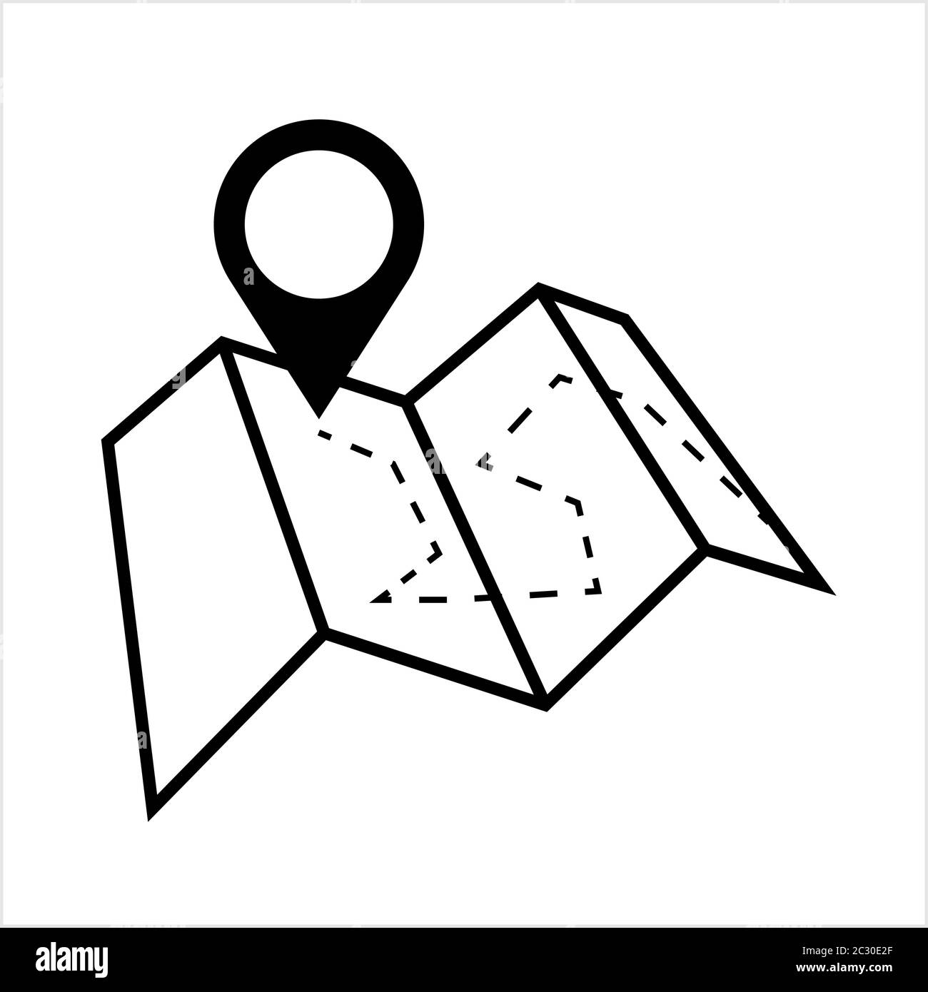 Location Pin Icon Vector Art Illustration Stock Vector Image & Art - Alamy