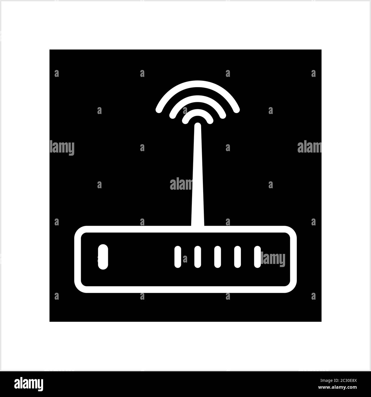 Modem Icon, Modem Vector Art Illustration Stock Vector Image & Art Alamy