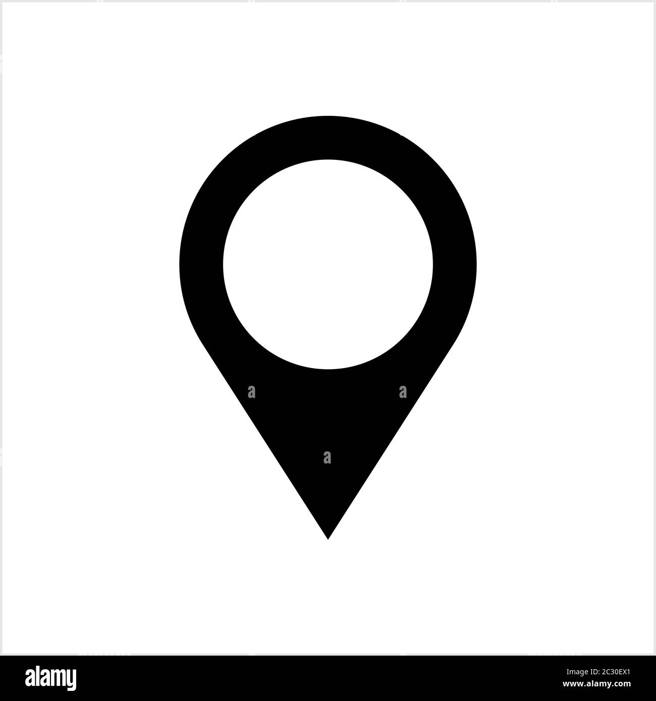 Location Pin Icon Vector Art Illustration Stock Vector Image & Art - Alamy