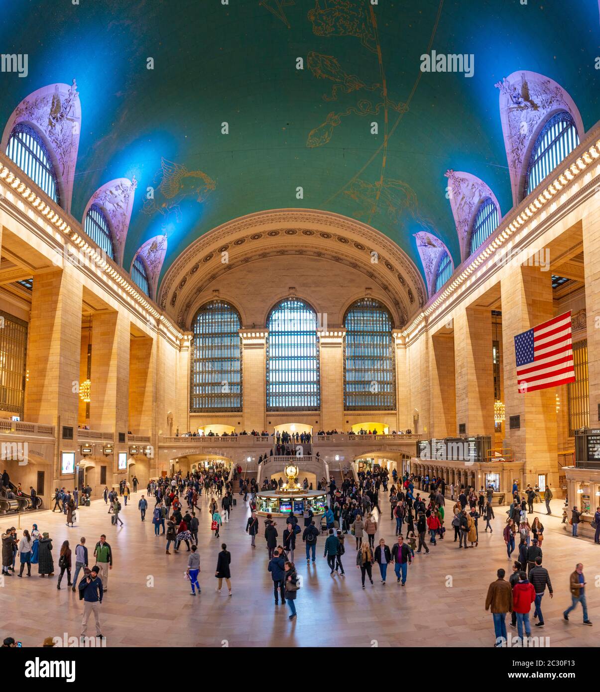 Interior view of Grand Central Station, Grand Central Terminal, Manhattan, New York City, New York State, USA Stock Photo