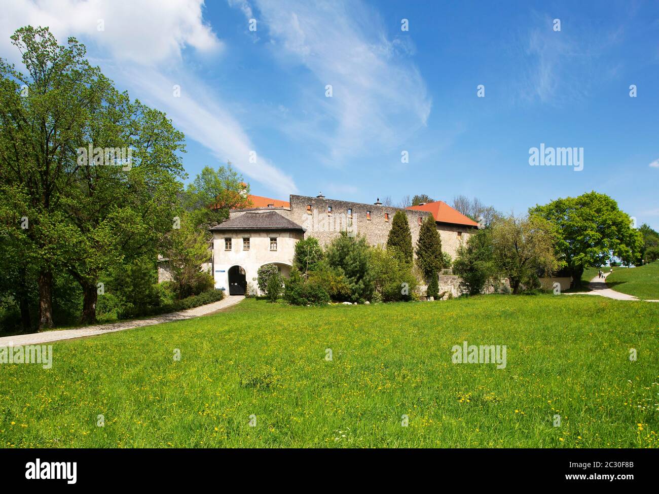 Gruttenstein Castle, Bad Reichenhall, Berchtesgadner Land, Upper Bavaria, Bavaria, Germany Stock Photo