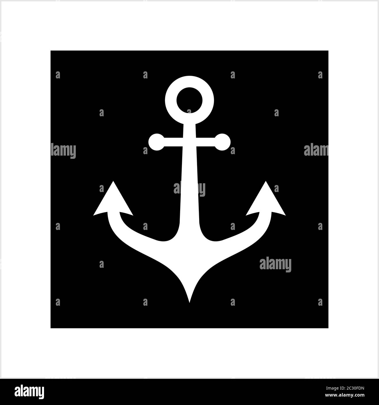 Anchorage vector vectors Black and White Stock Photos & Images - Alamy