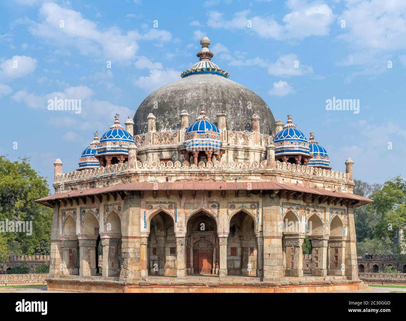 Isa Khan's Garden Tomb, Humayun's Tomb Complex, East Delhi, India Stock Photo