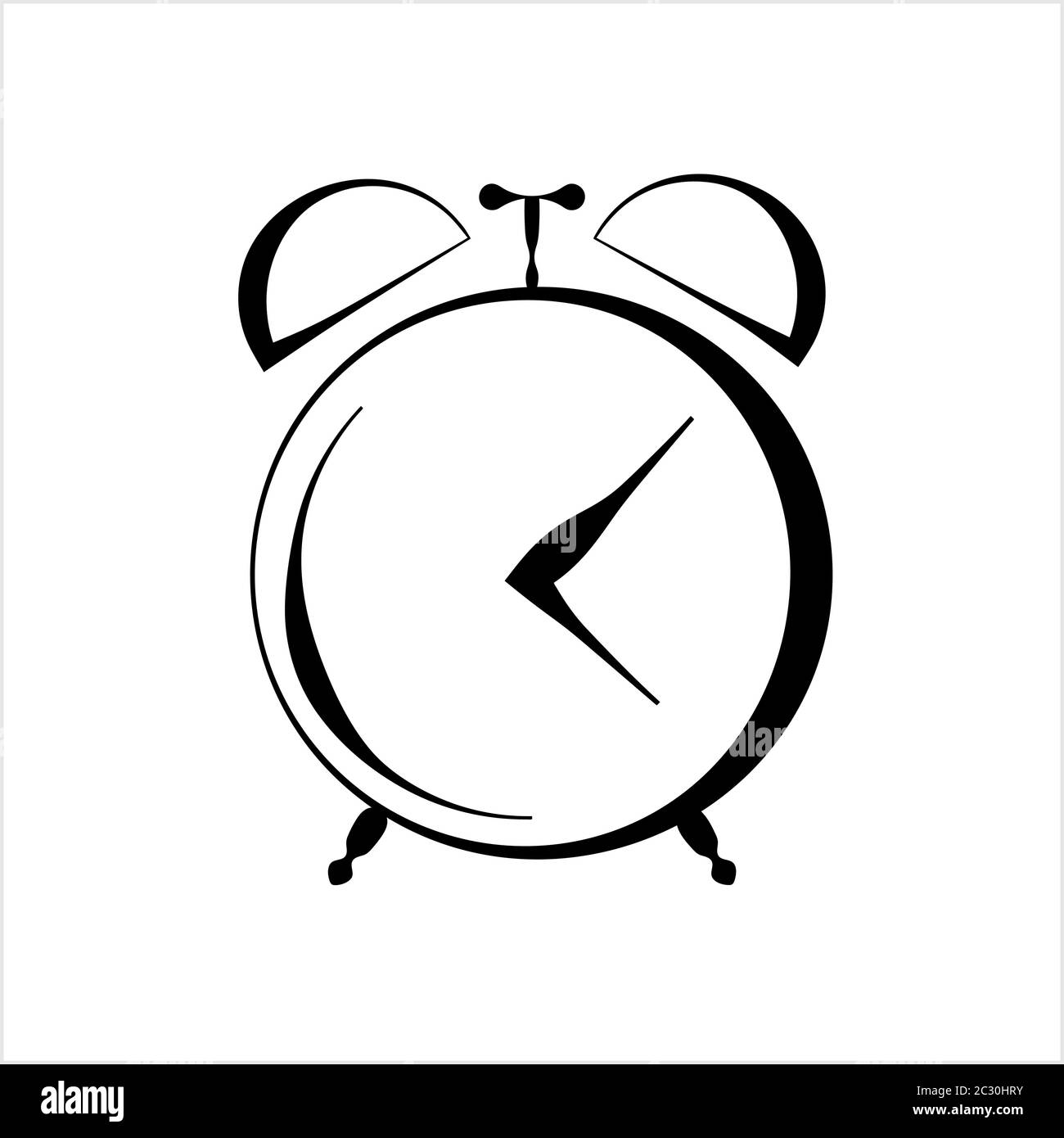 Alarm Clock Icon Vector Art Illustration Stock Vector Image & Art - Alamy