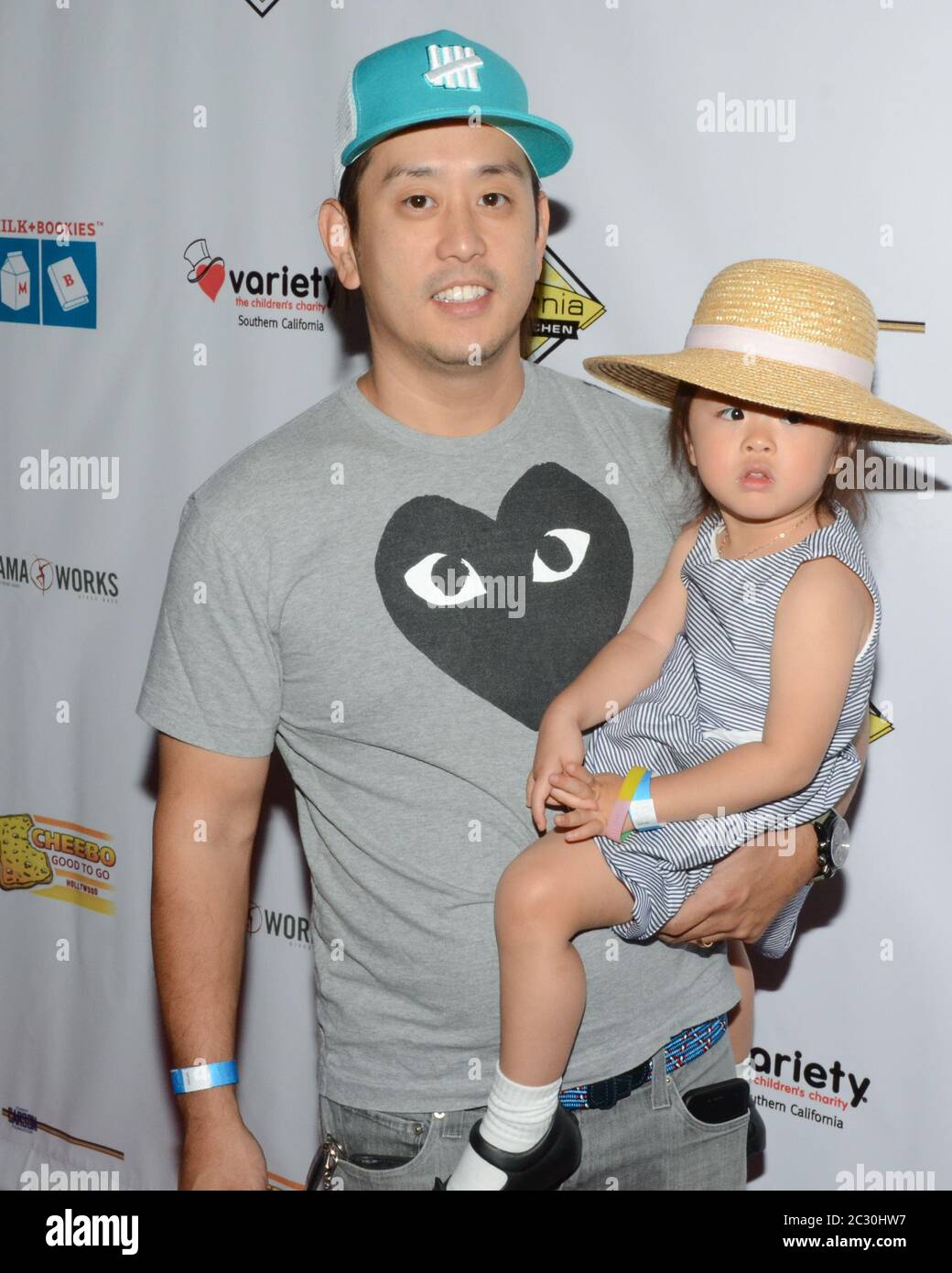 April 17, 2016, Los Angeles, California, USA: Joseph Hahn of Linkin Park attends Milk + Bookies 7th Annual Story Time Celebration. (Credit Image: © Billy Bennight/ZUMA Wire) Stock Photo