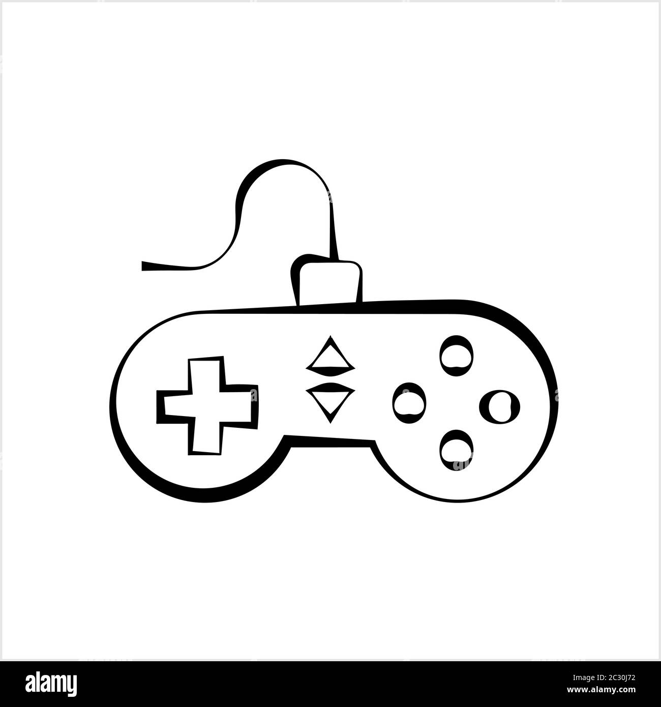 Game Controller Icon Vector Art Illustration Stock Vector Image & Art ...
