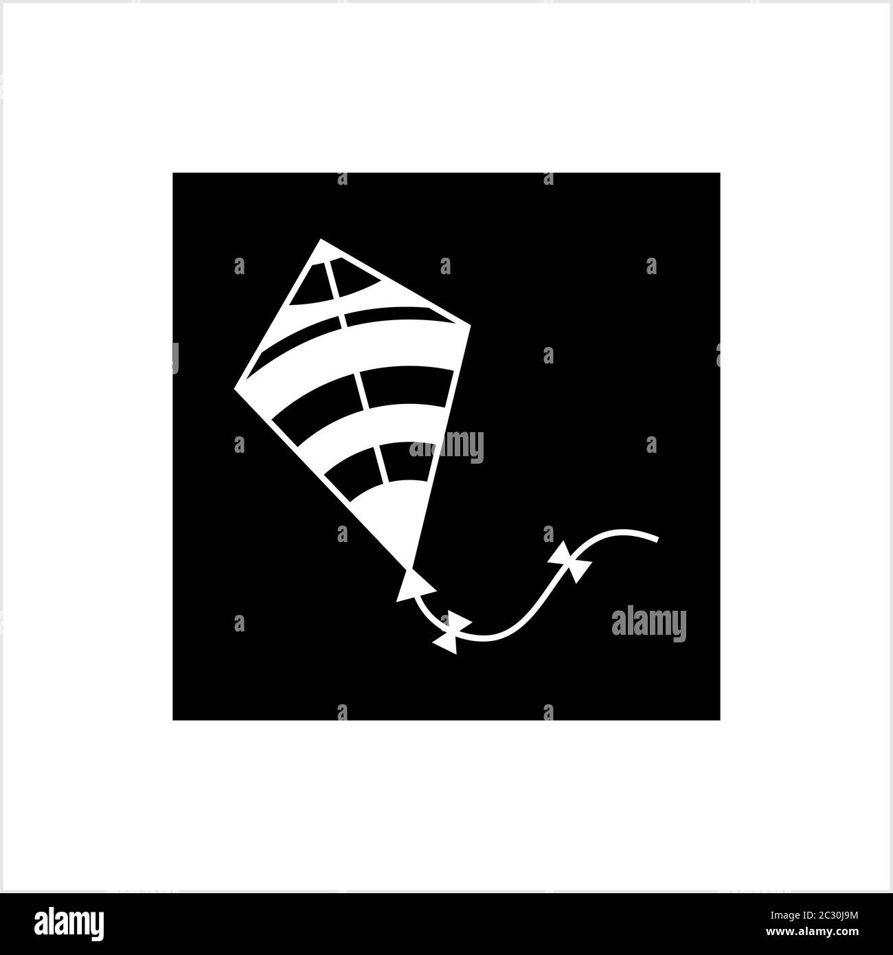 Kite Icon, Design Vector Art Illustration Stock Vector Image & Art - Alamy