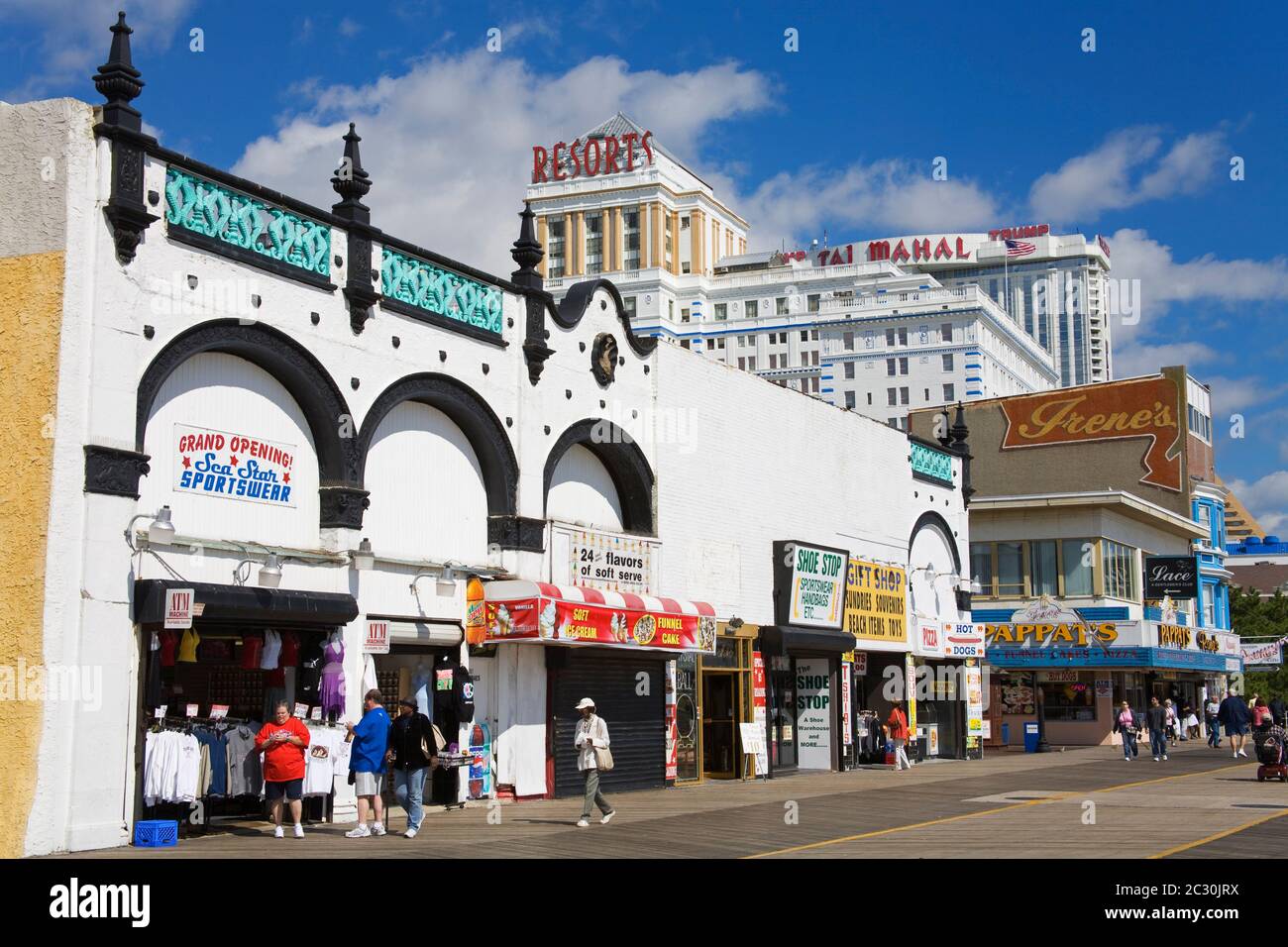 Boardwalk Stores, Atlantic City, New Jersey, USA Stock Photo Alamy