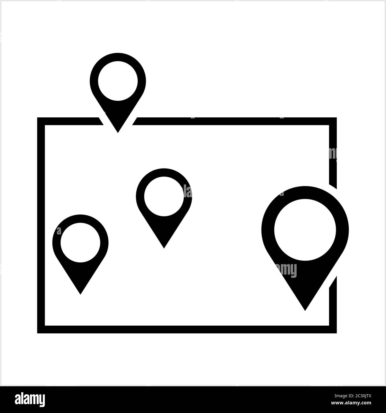 Location Pin Icon Vector Art Illustration Stock Vector Image & Art - Alamy