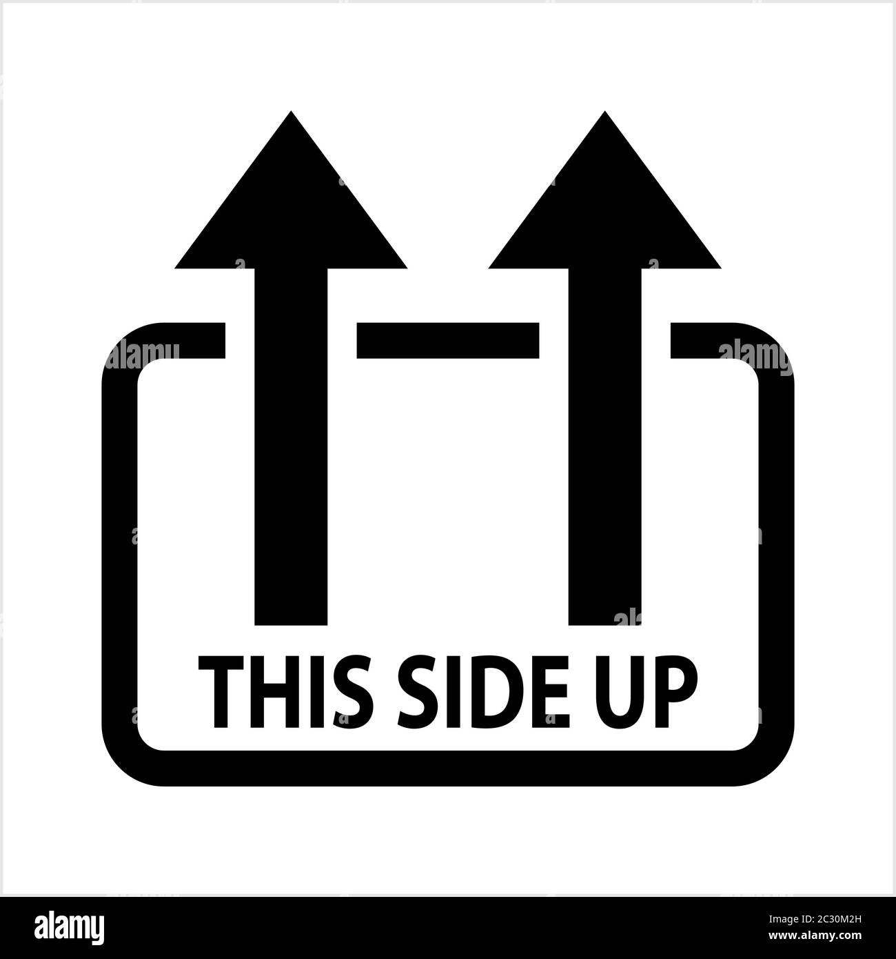 This side up arrow label excellent quality www metaltecnica pe
