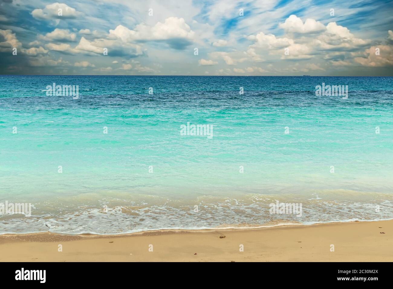 Andaman and Nicobar Islands @ Sitapur beach Stock Photo