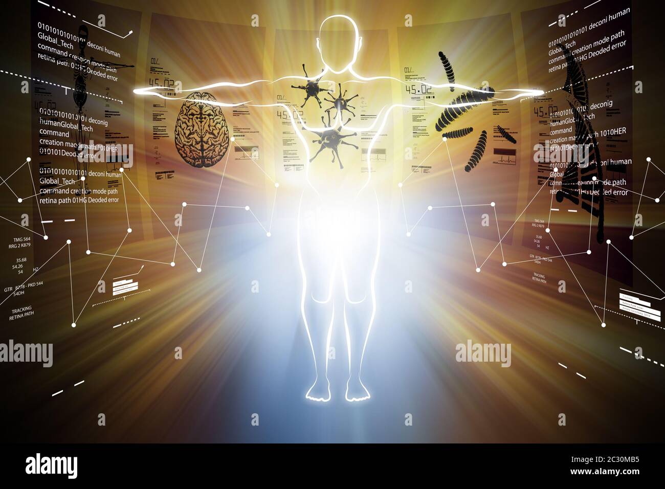 3d human body x rays 3d hi-res stock photography and images - Alamy